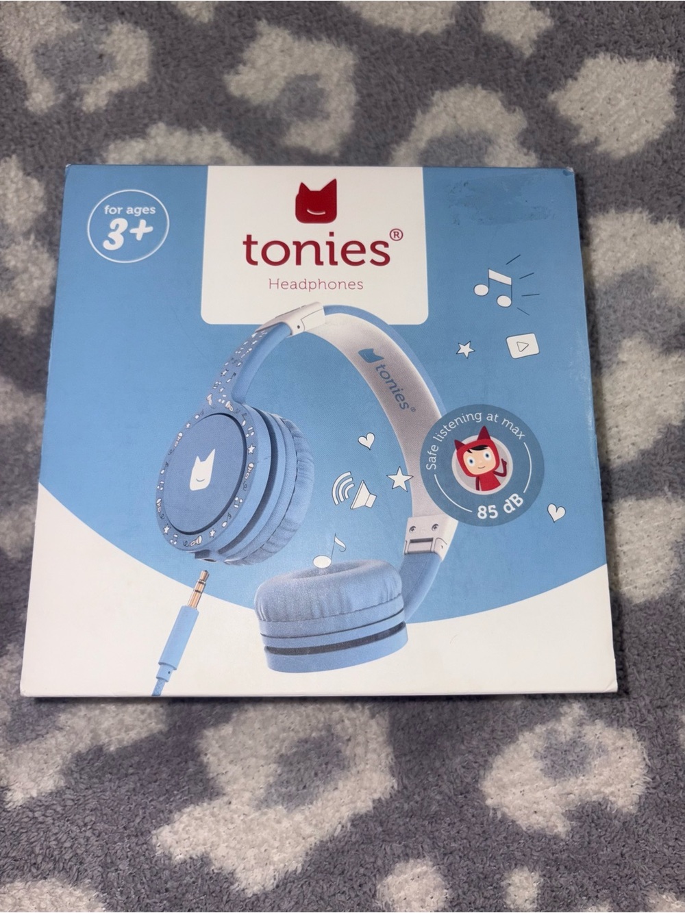 Tonies Sky Blue Wired Headphones for Tonies Box